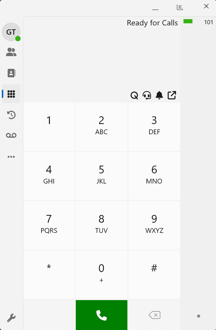 3CX Desktop App Dialer