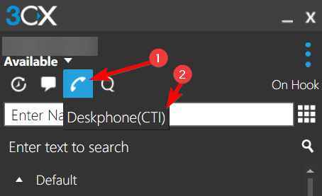 3CX Windows CTI Mode